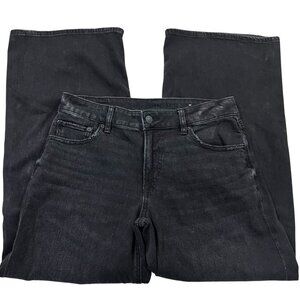 American Eagle Low rise Baggy wide leg jeans Women's 4 Short NWT
